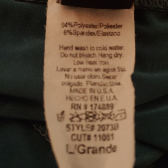 New Windsor Lounge Wear Pajamas - 2-Piece Set, Size Large, Teal - Picture 15 of 15